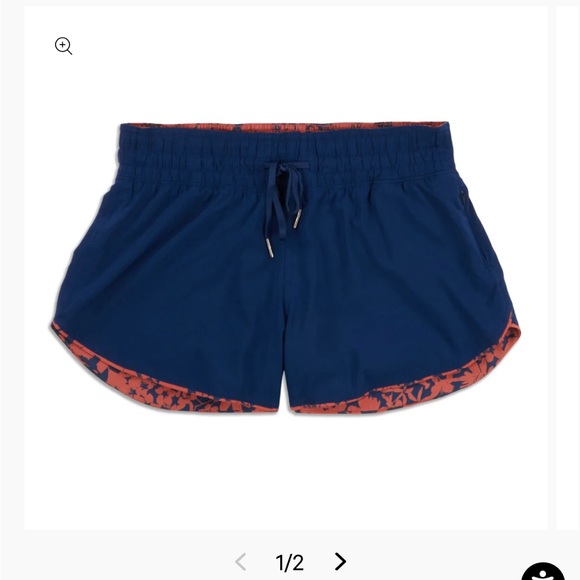 Lululemon Reversible Shorts Size 4 - Picture 4 of 5